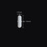 12Pcs PTFE Magnetic Stirrer Mixer Stir Bar, Magnetic Stir Bar 10mm/0.39 inch