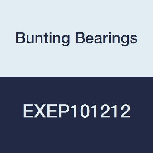 Bunting Bearings EXEP101212 Extra Lubricant with PTFE, Sleeve (Plain) Bearing, Powdered Metal, SAE 841,