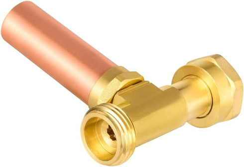 EFIELD C-240 Straight Copper Water Hammer Arrestor For Washing Machine, 3/4 Inch Swivel FHT x 3/4 Inch MHT by EFIELD