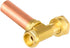 EFIELD C-240 Straight Copper Water Hammer Arrestor For Washing Machine, 3/4 Inch Swivel FHT x 3/4 Inch MHT by EFIELD