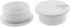 2PCS Desk Grommet, 1-1/2inch / 38mm Wire Cord Cable Hole Cover, Plastic Organizer for Office PC Desk, White