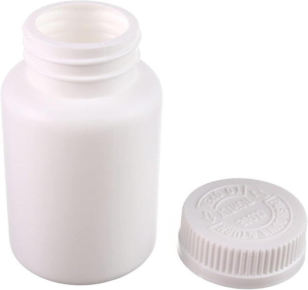 Othmro 20Pcs 4.1oz PE Plastic Bottles, 120ml Wide Mouth Lab Chemical Reagent Storage Container with Cap