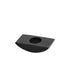 12PCS Black M8 Solid Half Moon Nuts, Washer Spacer Furniture Hardware Accessories for Furniture Connect