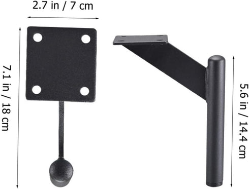 18cm Metal Furniture Legs Replacement for Dresser and Coffee Table, Sand Black Sofa Support Feet, Heavy Duty Metal