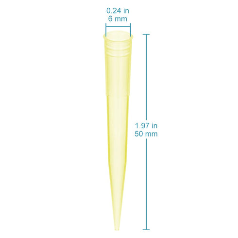 stonylab 200 µL Pipettes Tips, 200 pcs Universal Polypropylene Pipettes Tips Lab Clear Pipet Tips Liquid Transfer for Laboratory Chemistry