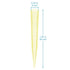 stonylab 200 µL Pipettes Tips, 200 pcs Universal Polypropylene Pipettes Tips Lab Clear Pipet Tips Liquid Transfer for Laboratory Chemistry