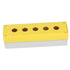 Hyuduo Waterproof Push Button Box Control Station Case Switch Shell with 5 Holes for Equipment