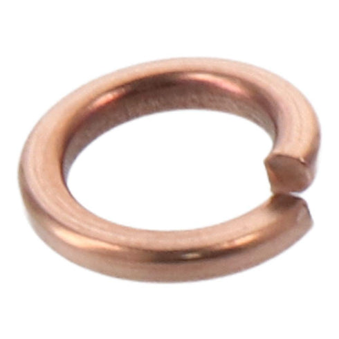 M8 Copper Split Lock Washer, 8Pcs Spring Sealing Ring Gasket
