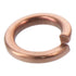 M8 Copper Split Lock Washer, 8Pcs Spring Sealing Ring Gasket