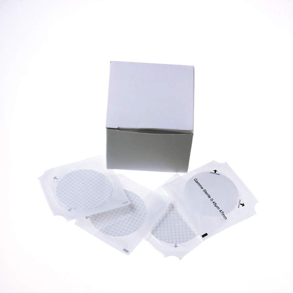 MCE Membrane Filter, ALWSCI Sterile Gridded Membrane Filter, Diameter: 47 mm, Pore: 0.45 Micron, Pack of 100