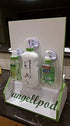 AngellPod Original Repositionable Wall Mount Hand Sanitiser Pump Bottle Holder for Any Size Bottle. Hand sanitizer