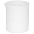 PTFE Teflon Beaker 250ml - Acid and Alkali Resistant White Measuring Cup for Lab, High Lubrication