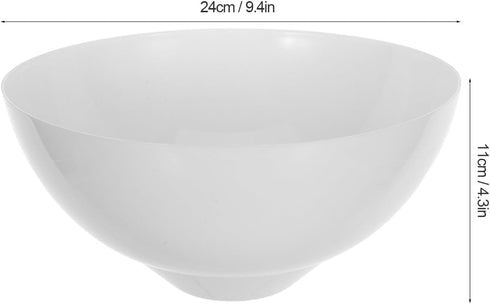 White Plastic Lamp Shade Dome Cover PP Material Replacement Pendant Ceiling Lampshade for Torchiere Floor Lamp Light