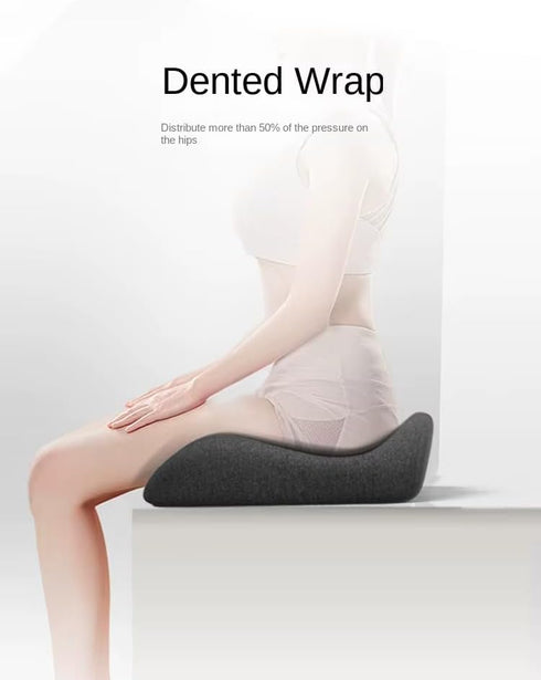 Tailbone Seat Cushion for Sciatica Back Pain Relief Orthopedic Memory Foam Coccyx Non-Slip Comfort Office Chair Car
