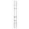 stonylab Glass 14/20 Straight Laboratory Adapter, Borosilicate Glass, 30 mm Between Two 14/20 Ground Joints (70 mm)