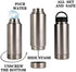 Stainless Steel Tumbler Safe Water Bottle Stash Box Diversion Safe Hidden Safe with huge storage and vacuum keep warm