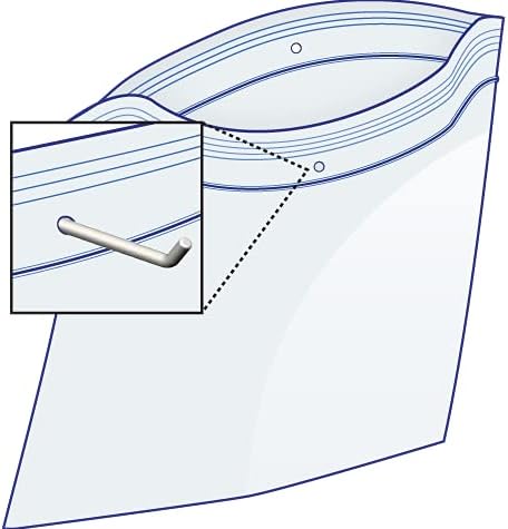 GPI - 2" x 2" - Bulk Pack of 100, 2 Mil Thick, Clear Plastic Reclosable Zip Bags, Hang Hole for Display, Durable Poly Baggies with Resealable Zip Top Lock for Storage, Packaging & Shipping by GPI POLY
