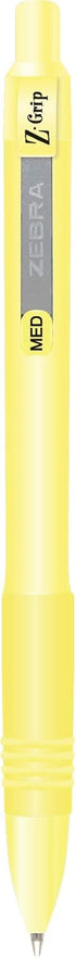 Zebra Pen Z-Grip Pastel Retractable Ballpoint Pen, Assorted Color Barrel, Medium Point, 1.0mm, Black Ink, 10-Pack (22101)