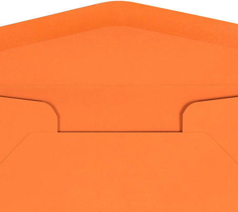 JAM PAPER #10 Business Colored Envelopes - 4 1/8 x 9 1/2 - Orange Recycled - 50/Pack