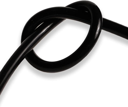 QuQuyi 1" (25mm) ID x 1-1/4" OD Silicone Vacuum Tubing Hose, Black High Temperature Food Grade, 3.28ft Length