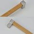 IBOWZ 2 Kitchen Cupboard Handle Pieces Drawer Handle Solid Wood Handles Base Made of Gold Solid Zinc Alloy Cupboard