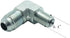 1 Piece 3/8" Male JIC (9/16"-18 Tpi) x 1/8" Male NPT Hydraulic Fitting 37° Flare to 90° Elbow Pipe Adapter by CDQBWKJGFJ