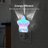 Night Light Plug-in into Wall Dusk to Dawn Smart Sensor White Led Nightlight for Bedroom Bathroom Kitchen Hallway