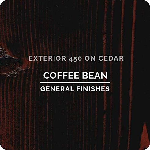 450 1 General Finishes Exterior Water Based Wood Stain, Quart, Coffee Bean