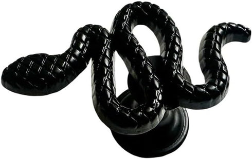 AugustknowU Door Knob Push Pull Door Knob Zinc Alloy Snake Handle Snake Small Snake Handle Single Hole Handle Wardrobe