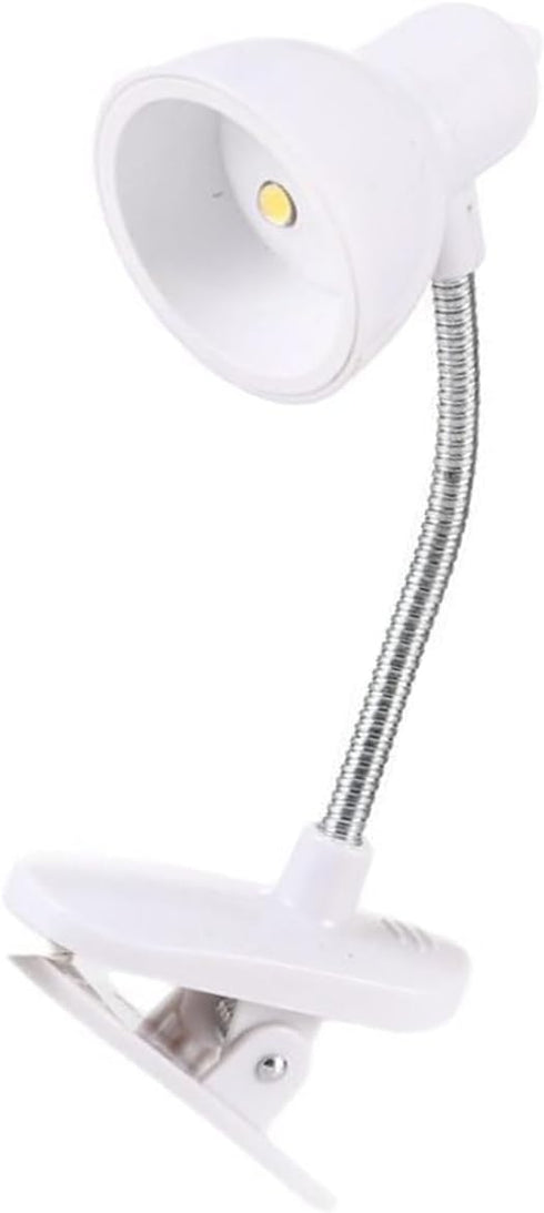 WTWU Rotatable Tiny Table Lamp with 360 Degree Rotating Neck Portable Clamp on