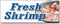48" Fresh Shrimp Decal Sticker Local Caught Shrimper Cold Steamed Pound