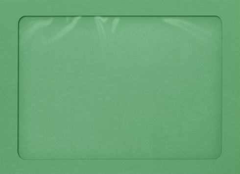LUXPaper A7 Full Face Window Envelopes, Peel & Press, 50 Qty Holiday Green