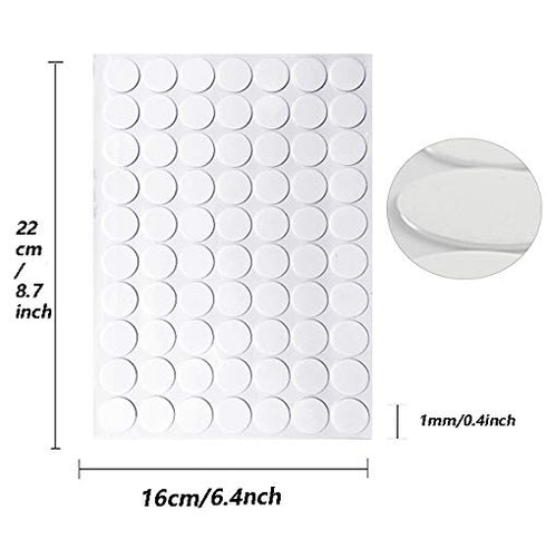Clear Sticky Tack Adhesive Poster Tacky Putty, Removable Round No Traces Adhesive for Festival Decoration (350)