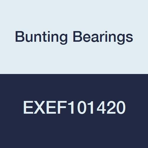 Bunting Bearings EXEF101420 Extra Lubricant with PTFE Flange Bearing, Powdered Metal, SAE 841, 5/8"