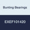Bunting Bearings EXEF101420 Extra Lubricant with PTFE Flange Bearing, Powdered Metal, SAE 841, 5/8"