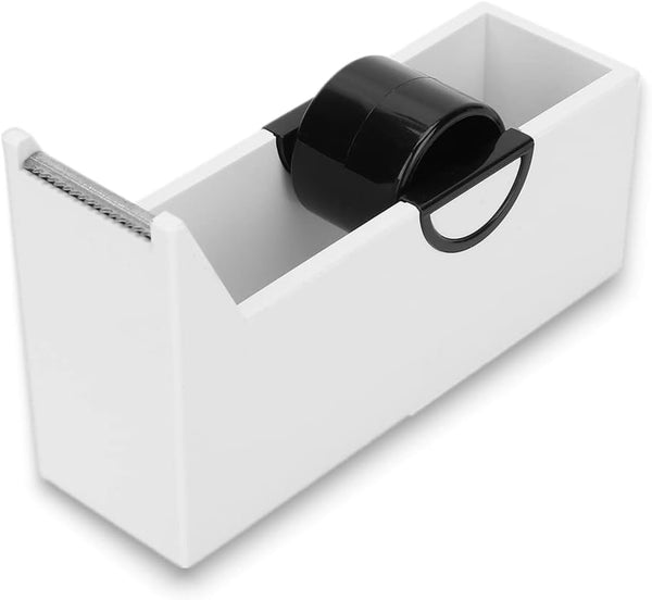 Professional Eyelash Extension Tape Dispenser, Portable Desktop Cutter for Home Salon (White)