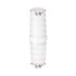 Quickun Plastic Hose Barb Fitting, 3/8" x 3/8" Barbed Splicer Joint Adapter, Pack of 5