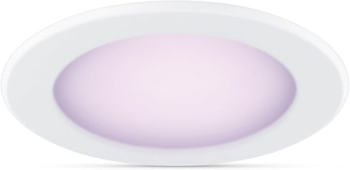 5-6 Inch 1-Pack, 1150 Philips Smart Retrofit Recessed Downlight Lumens, LED Color Changing Lights, Connects to Wi-Fi