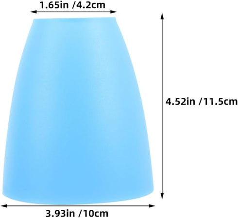 3pcs DOITOOL Replacement Lamp Shades for Lamps Opening Modern Flat Horseshoe Design for Bedroom Living Nightstand
