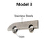 BE-TOOL 8pcs Metal Rollers for Glass Doors, Small Cabinet Sliding Doors, Balcony Sliding Windows, Bedside cabinets.
