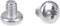 uxcell M4x5mm Pan Phillips Machine Screws, 304 Stainless Steel Fasteners Bolts, 20Pcs