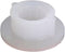 Spin Fitting, Raised, 1/2" FPT, White - ICON 12477