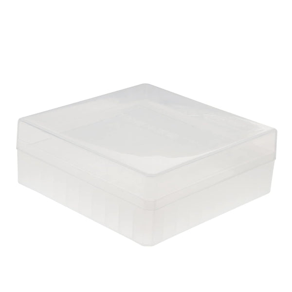 Translucent Microtube Storage Box, Cryovial Rack, Tube Freezer Box for Cryogenic Tubes