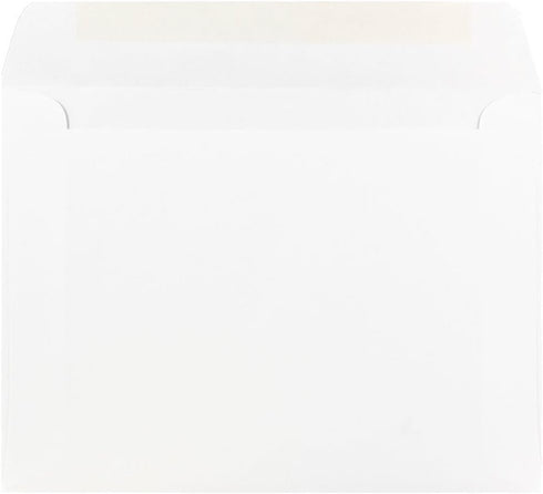 JAM PAPER 5 1/2 x 7 1/2 Booklet Envelopes - White - 50/Pack by JAM Paper
