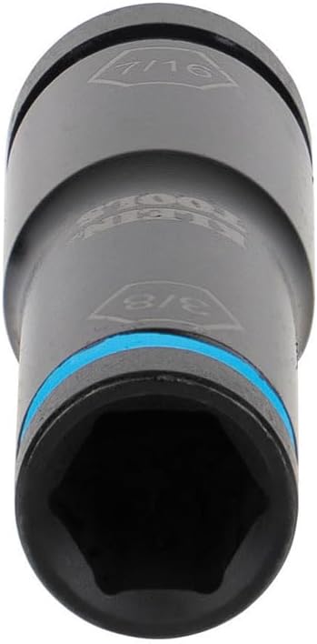 Klein Tools 66077 Impact Driver Flip Socket, 7/16- and 3/8-Inch Sizes, Compatible with Klein Compact Impact Wrenches