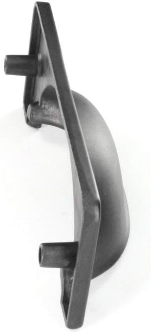Hickory Hardware Solid Core Kitchen Cabinet Pulls, Luxury Cabinet Handles, 3-3/4 Inch (96mm) Hole Center, Black Iron