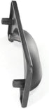 Hickory Hardware Solid Core Kitchen Cabinet Pulls, Luxury Cabinet Handles, 3-3/4 Inch (96mm) Hole Center, Black Iron