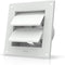 AC Infinity Wall Mount Duct Shutter, 4 Outdoor Louver Gable Vent Hood