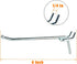 Pegboard Hooks Large Diameter 50-Pack 4 Inch Heavy Duty Galvanized for 1/4 inch Pegboard