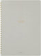 Midori 15330006 Ring Notebook, A5, Color Dot Square, Gray